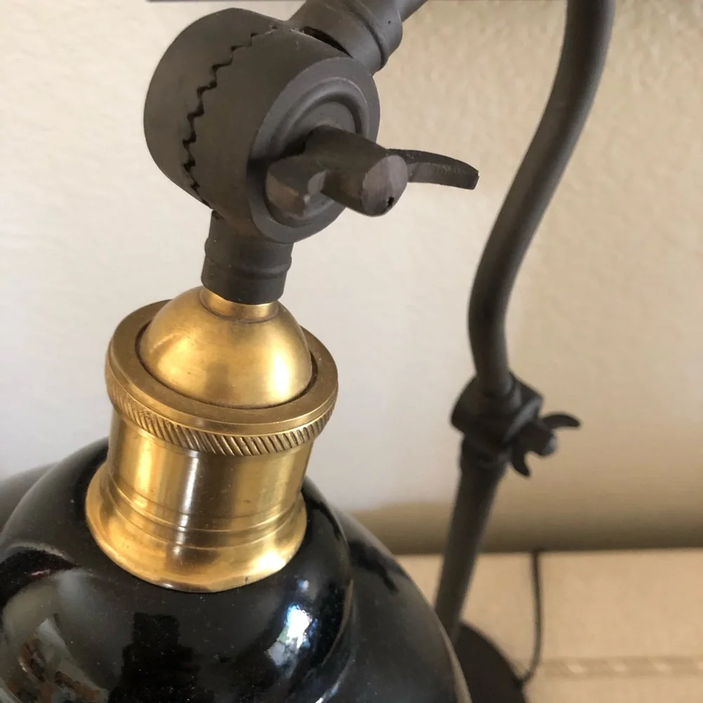 Iron & Brass multi-adjustable Task Lamp by Pottery Barn 👑